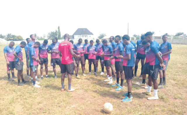 Youth soccer training at Osaro Intl Sports Academy for skill development and athletic growth.