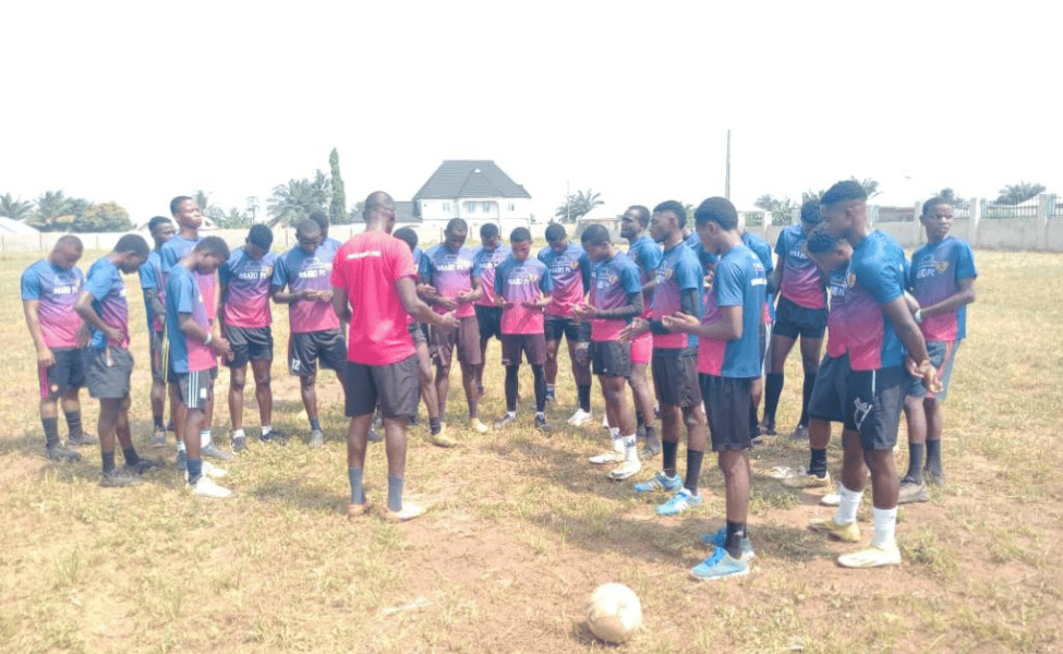 Youth soccer training at Osaro Intl Sports Academy for skill development and athletic growth.