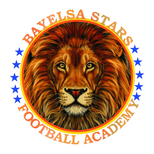 Lion logo representing Bayerlsa Stars Football Academy, emphasizing youth sports, soccer training, and athletic development.