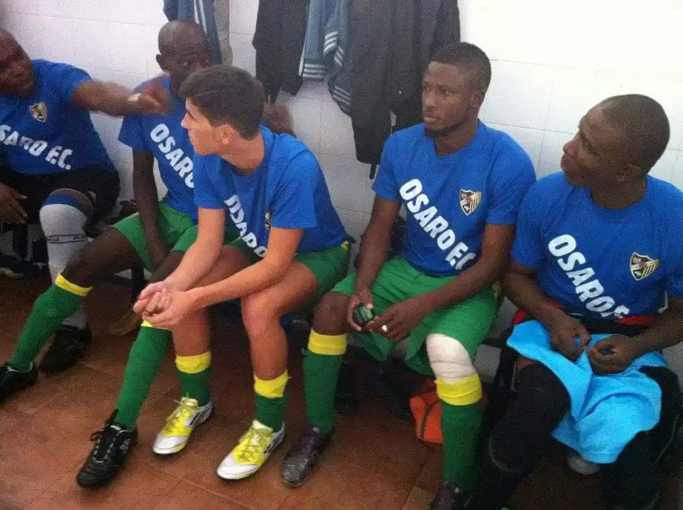 Osaro Intl Sports Academy youth soccer team in training and preparing for matches.